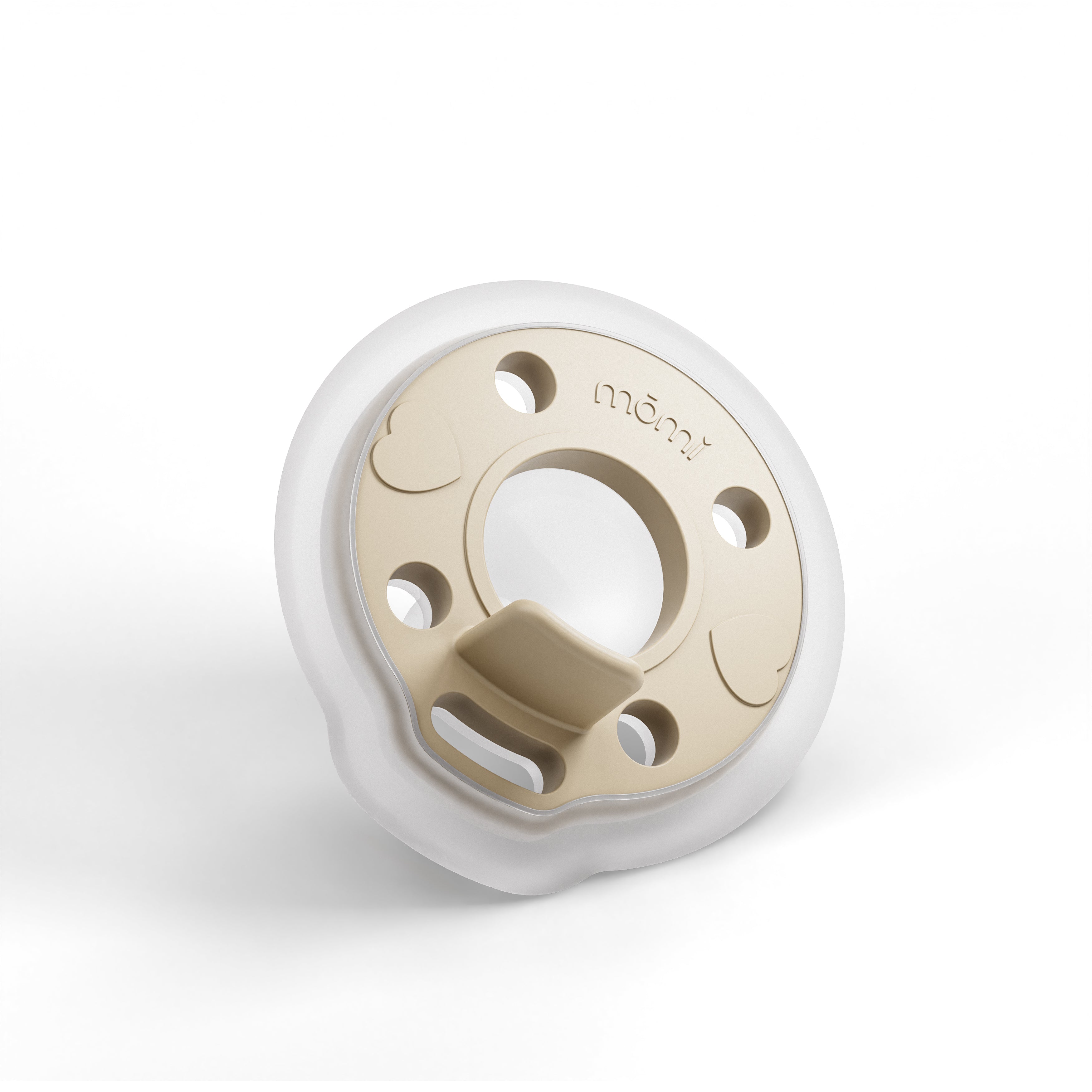 mōmi babypace® breast-like pacifier in multiple vibrant colors