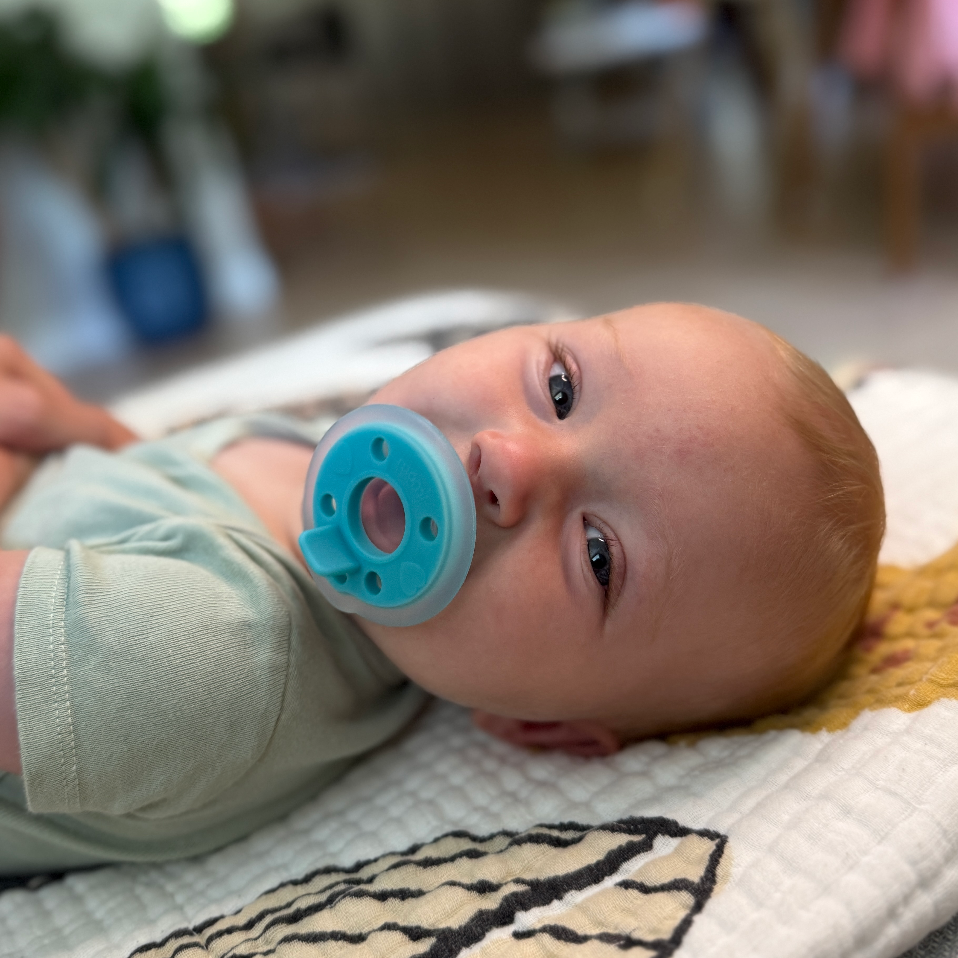 mōmi babypace pacifier 2-set - lagoon
