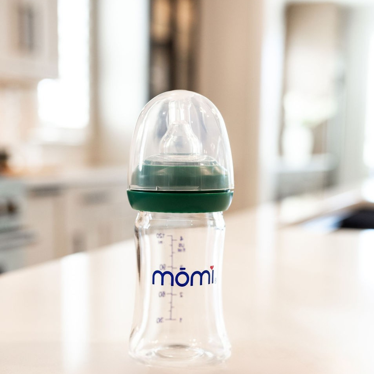 momi vibes breast-like bottle sets - evergreen