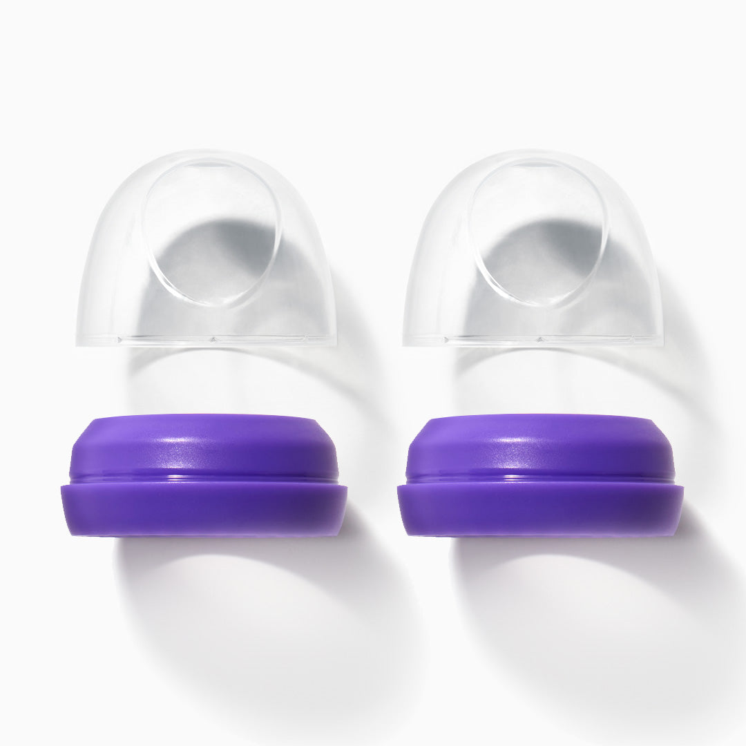 collars + clear caps, 2pack mōmi