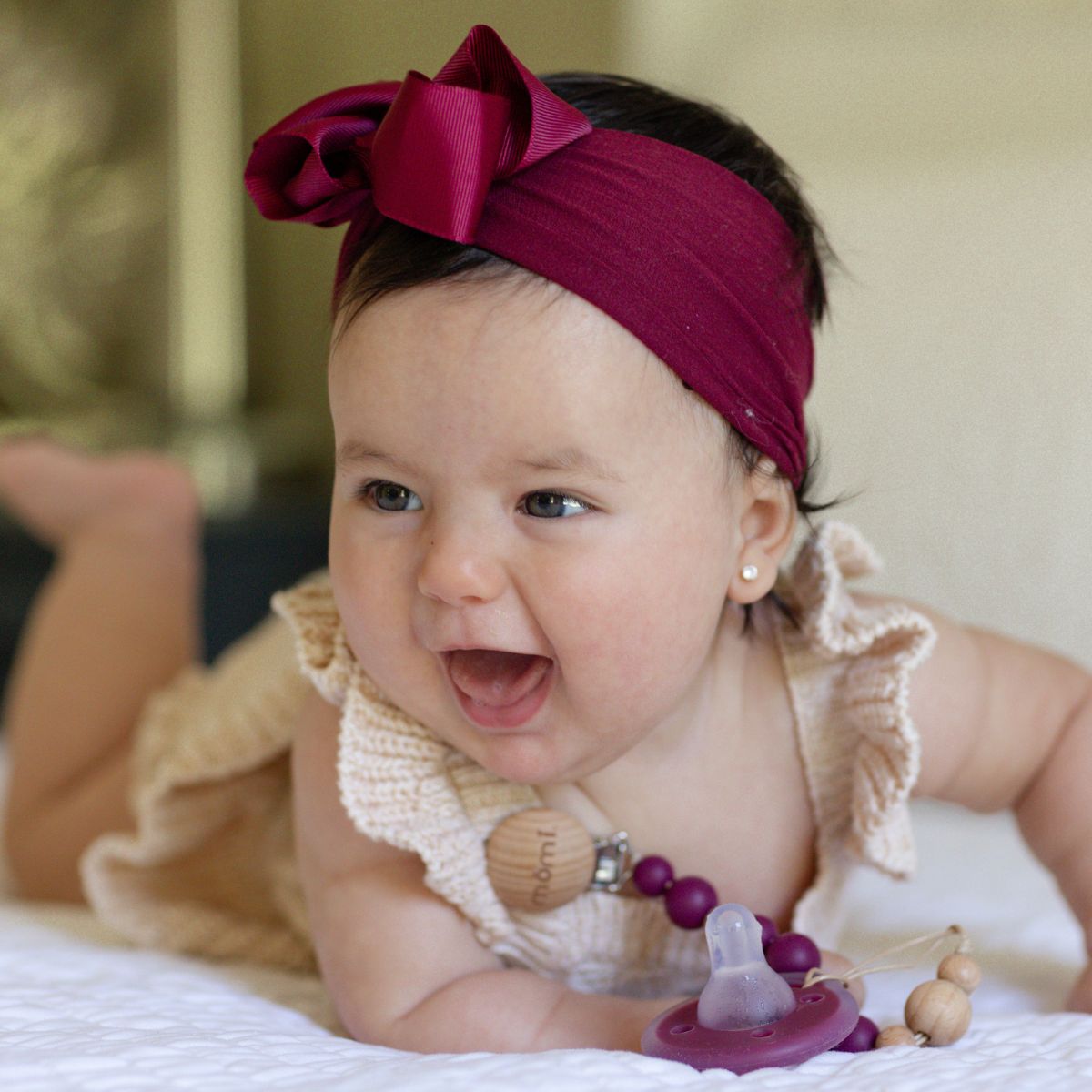 mōmi babypace pacifier clip