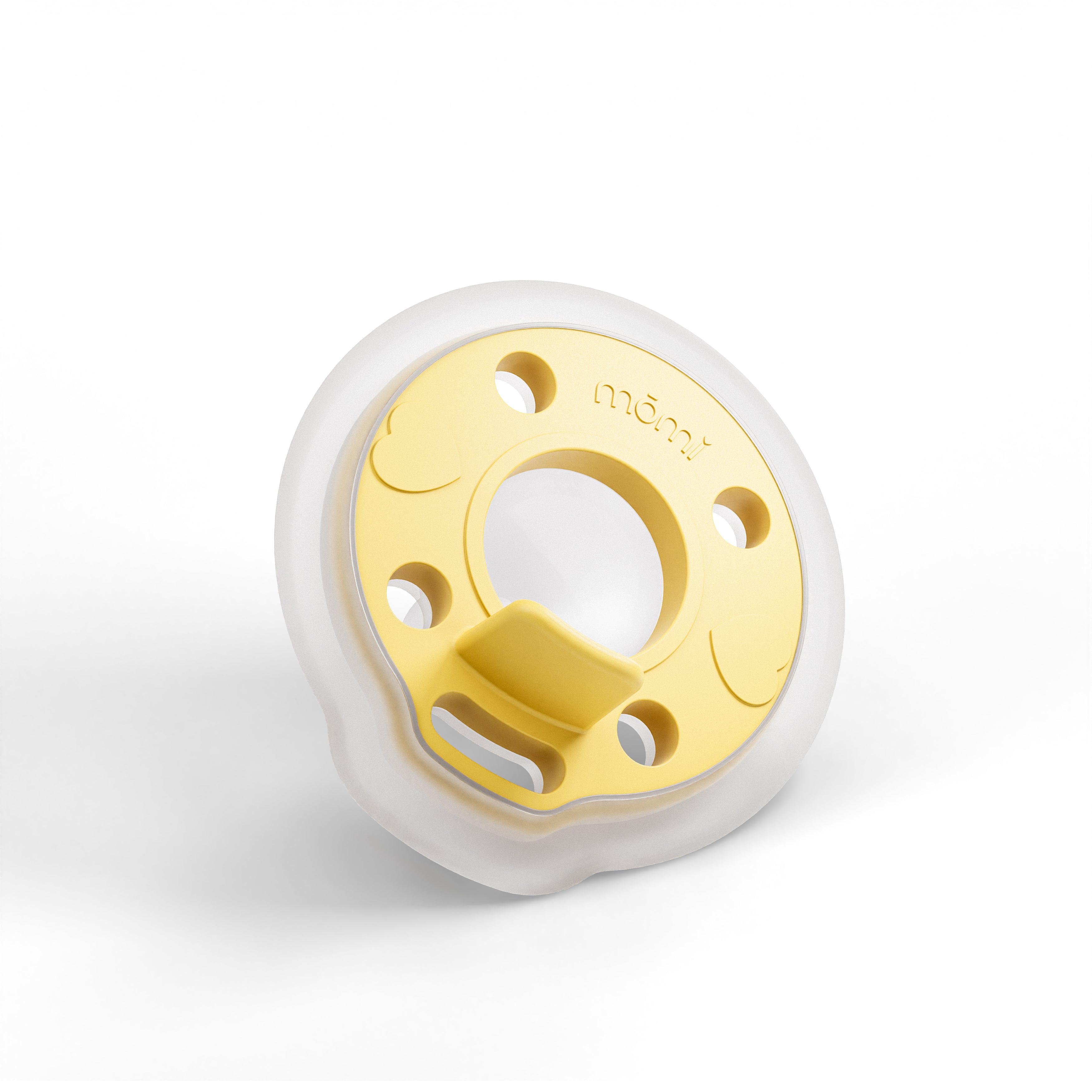 mōmi babypace® breast-like pacifier in multiple vibrant colors