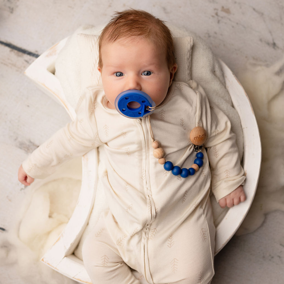 mōmi babypace pacifier 2-set - lapis