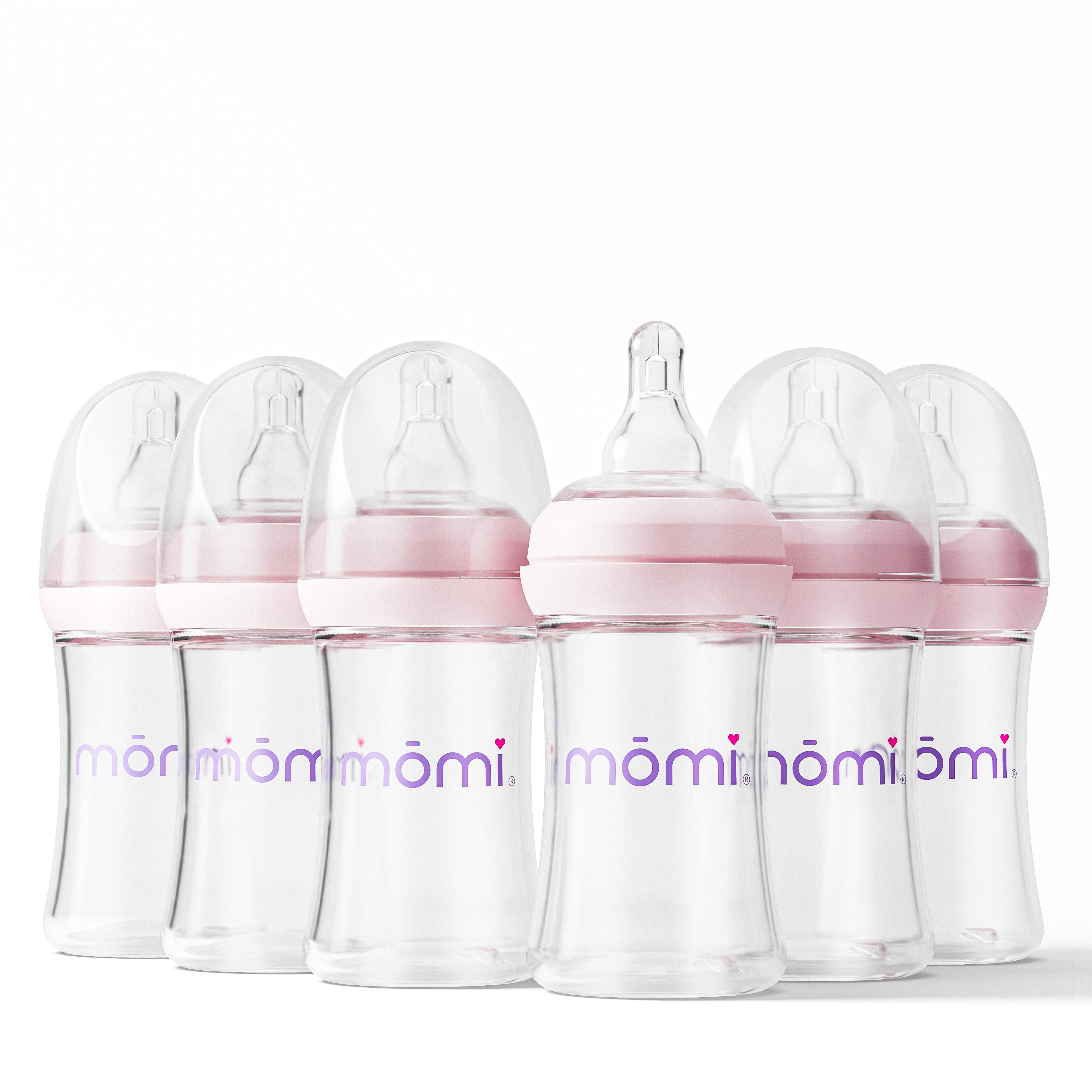 momi vibes breast-like bottle sets - seashell