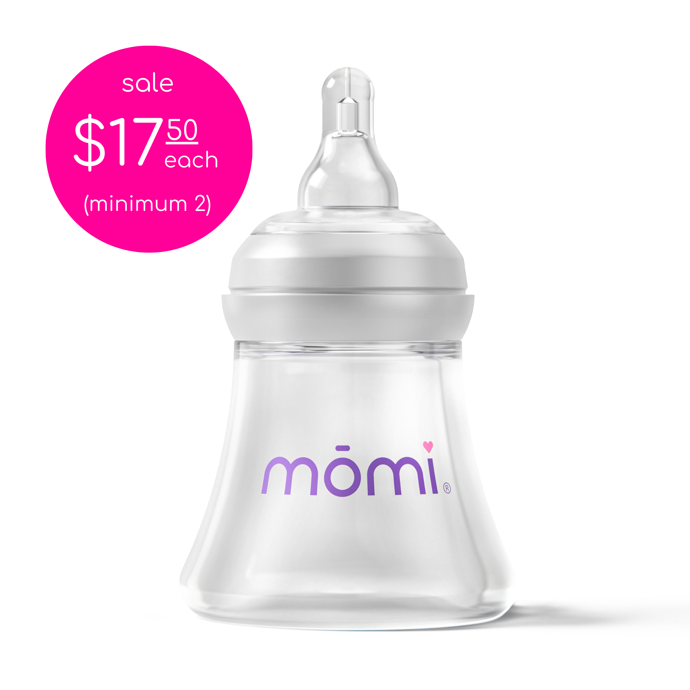 mōmi breast-like bottle, 5oz