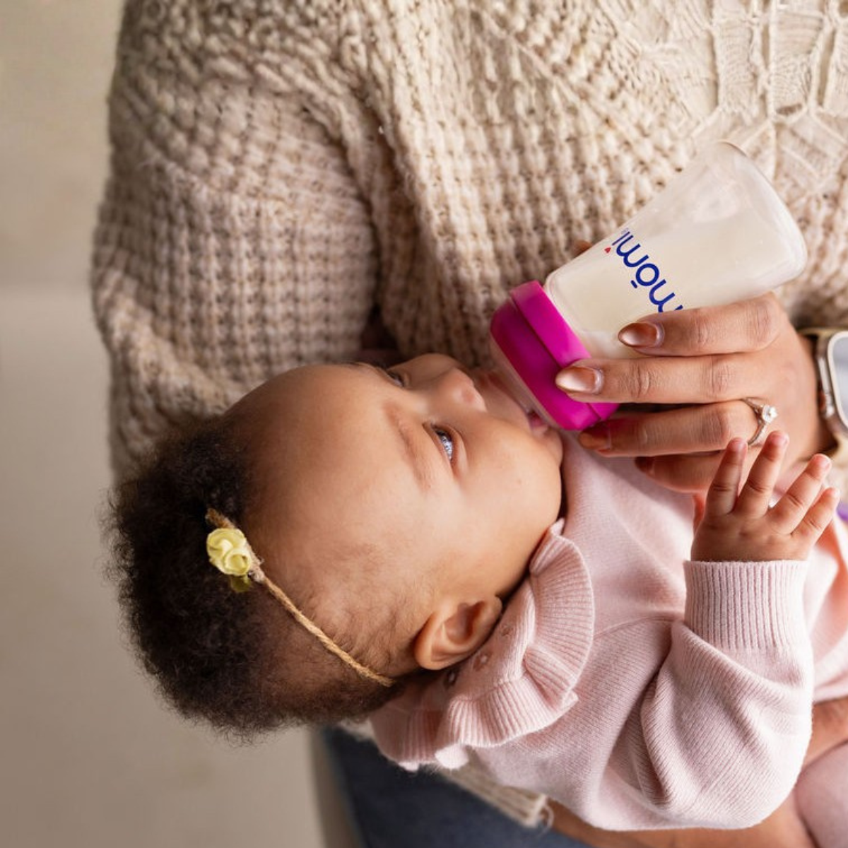 mōmi vibes colored bottle collar set - orchid