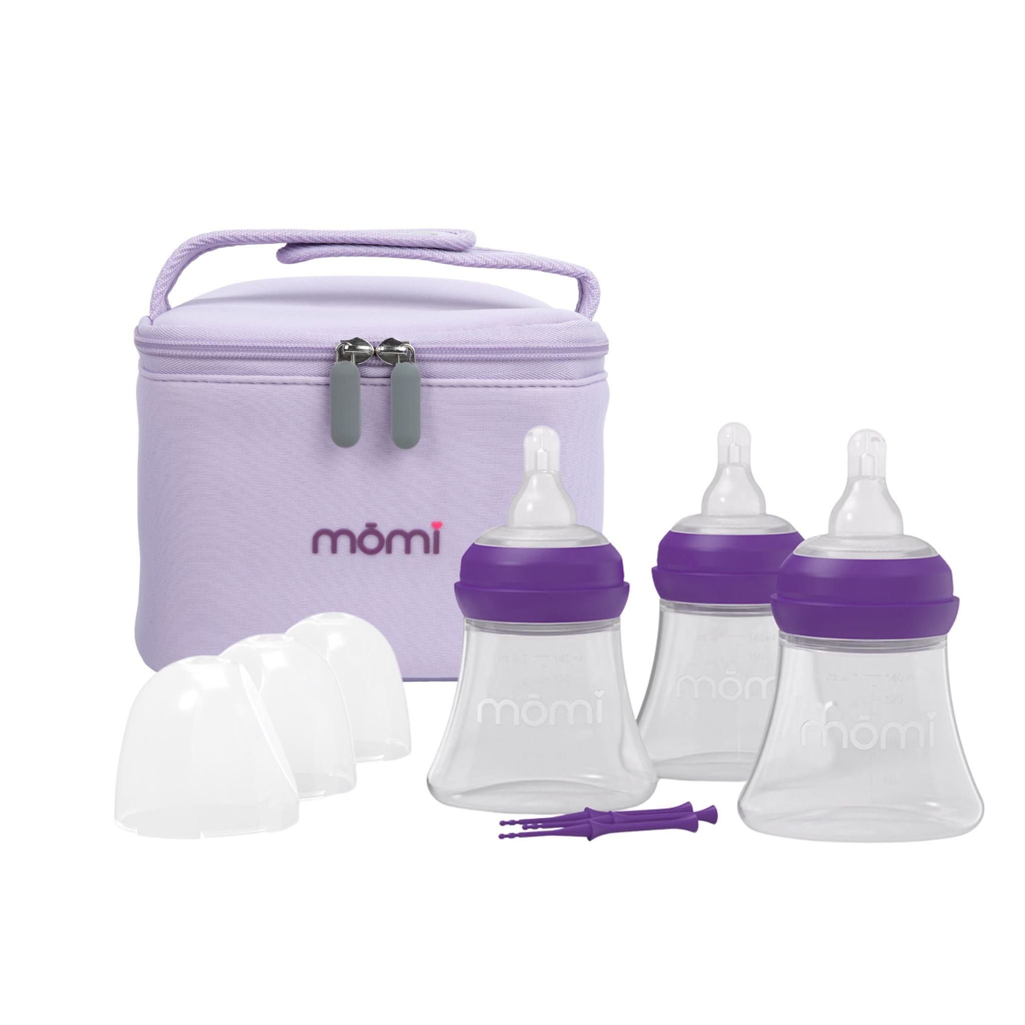 bundled cooler bag & 3 bottle set, plastic