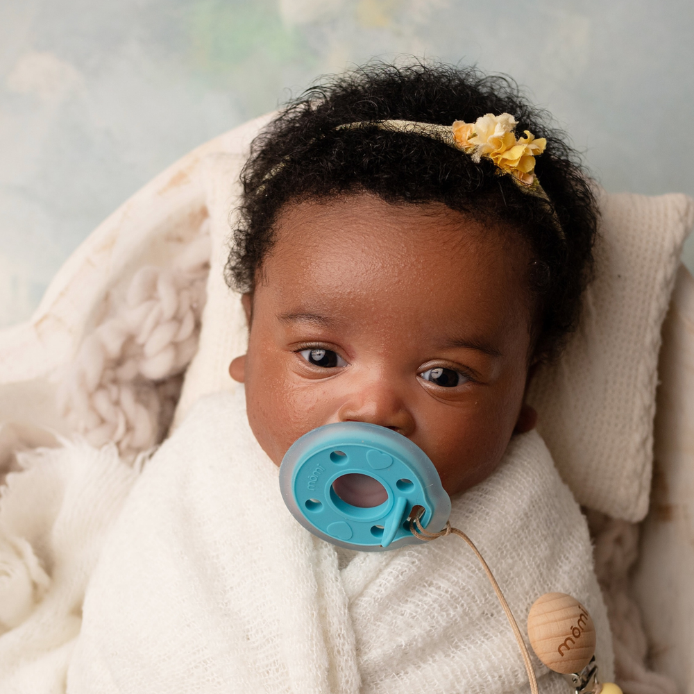 Pacee Pacifier babypace® pacifier gift set in tranquil, lagoon teal | mōmi