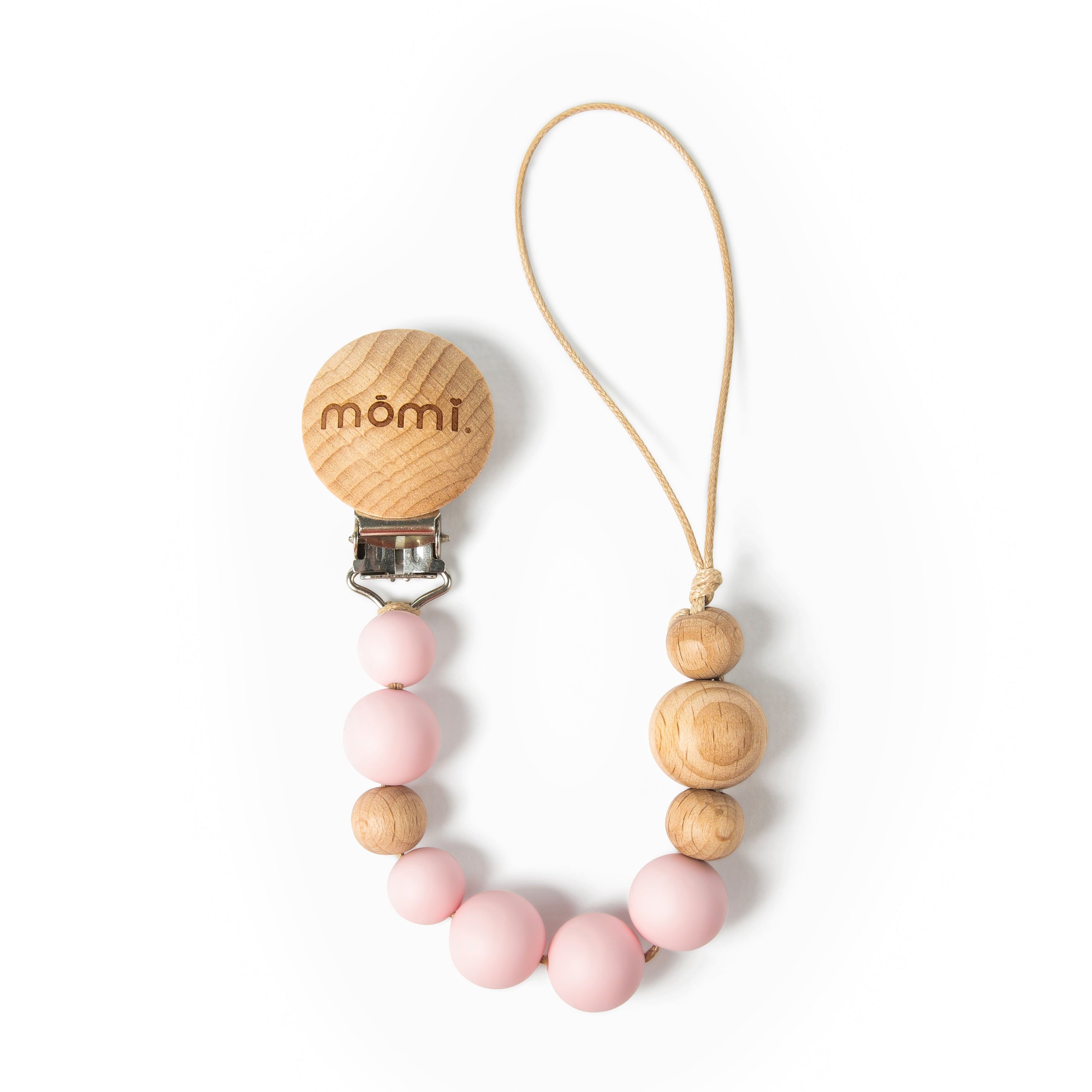 mōmi babypace pacifier clip