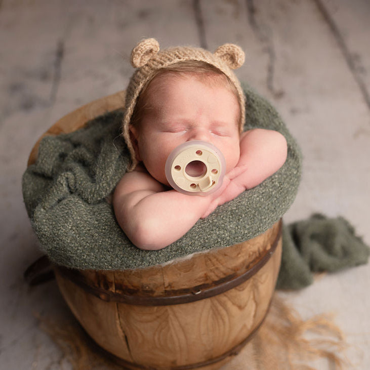 mōmi babypace pacifier - barley